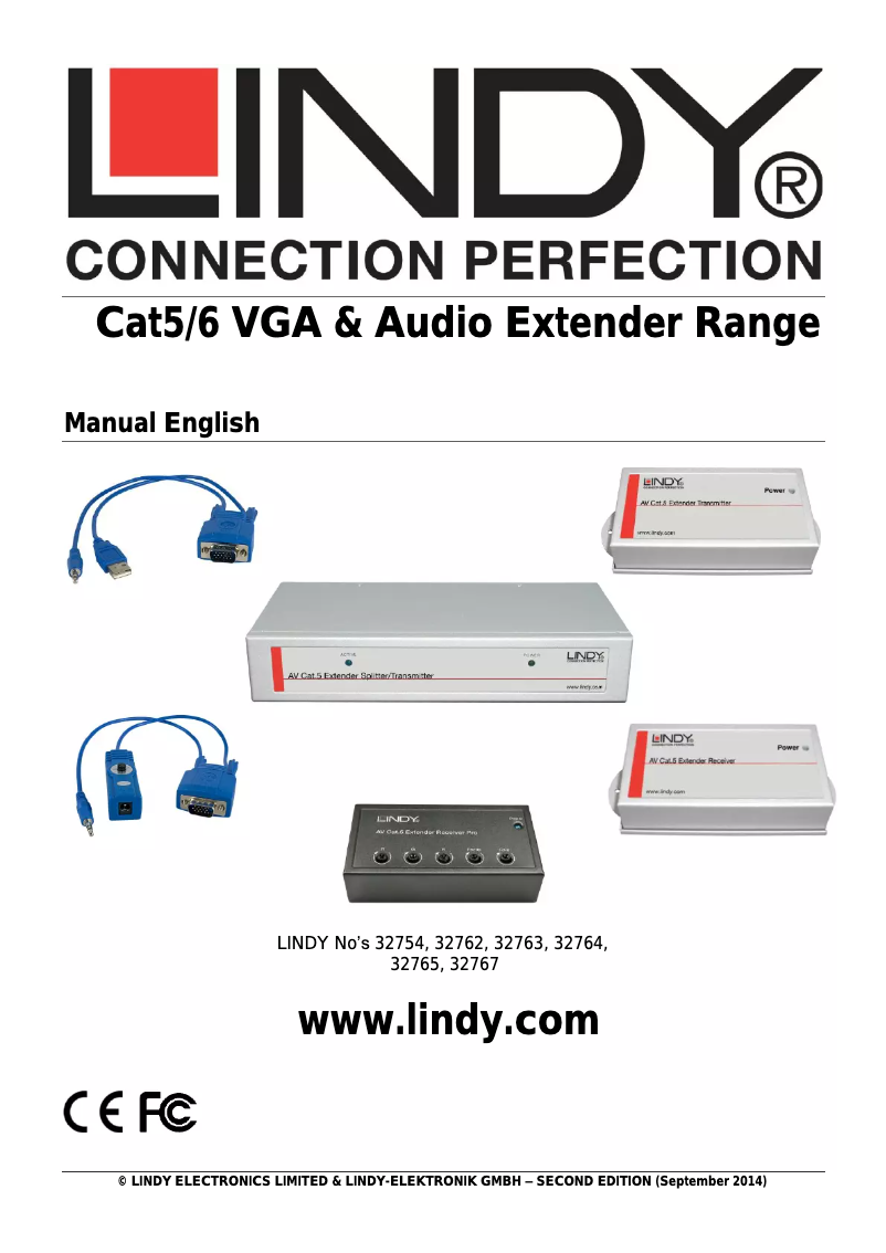 Page n°1 - Manuel utilisateur Lindy 32767