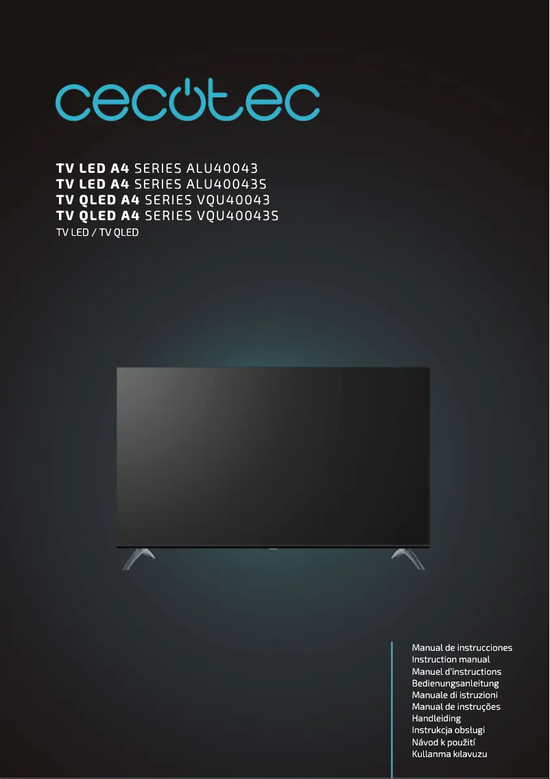 Page n°1 - Manuel utilisateur Cecotec LU40043S