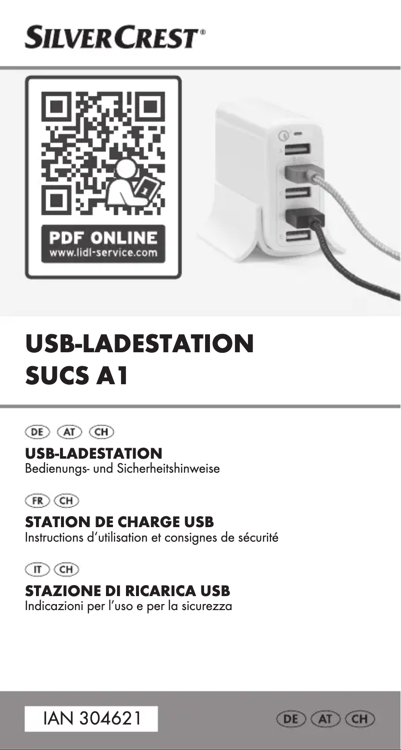 Page 1 de la notice Manuel utilisateur SilverCrest SUCS A1