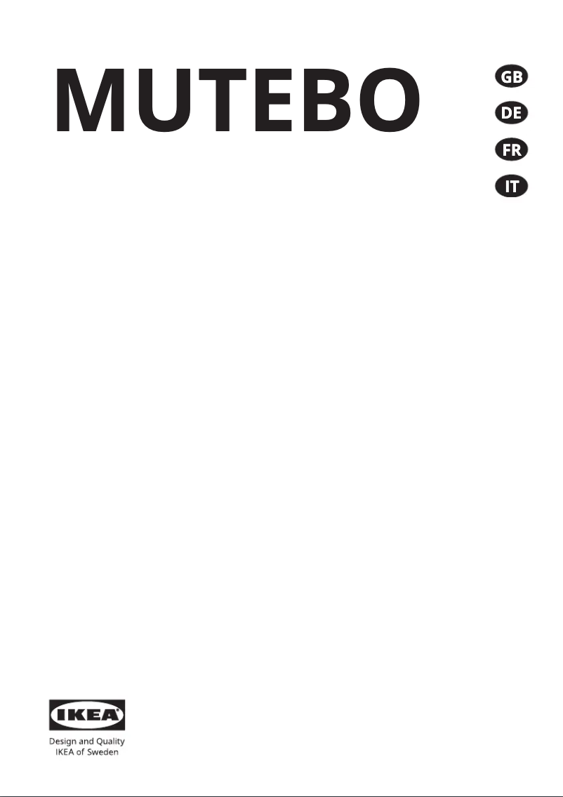 Imagen de la primera página del manual del dispositivo MUTEBO 905.570.42