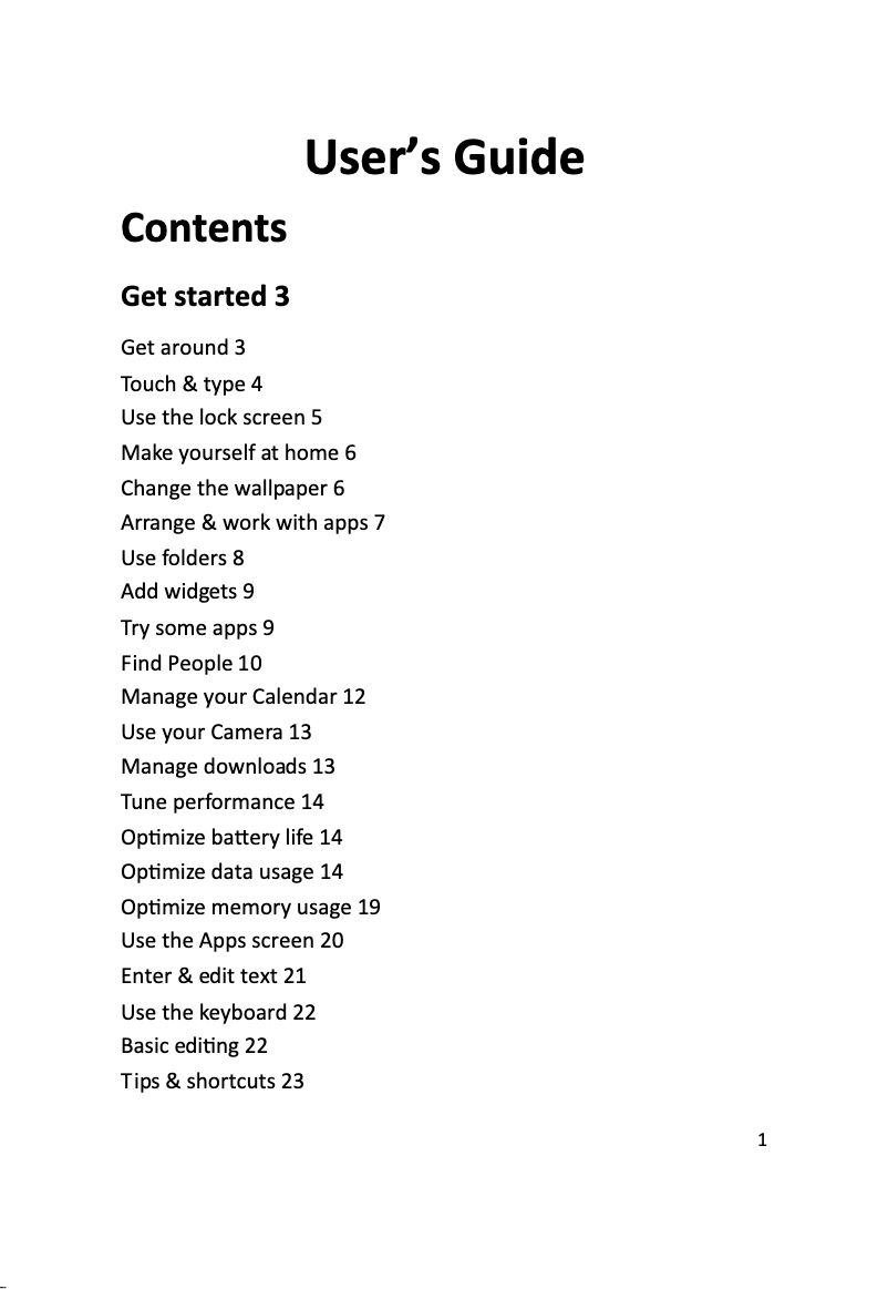 Page n°1 - Manuel utilisateur Eken X70