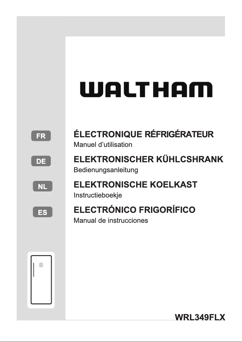 Page n°1 - Manuel utilisateur Waltham WRL349FLX