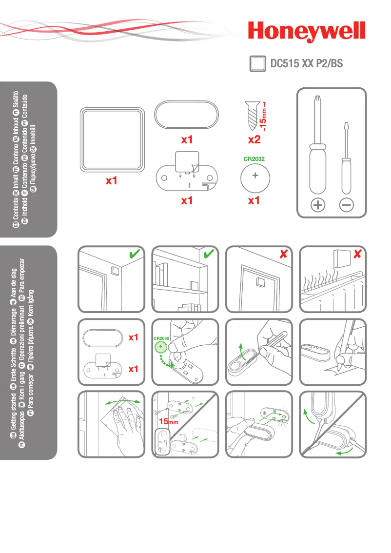 Image de la première page du manuel de l'appareil DC515NP2