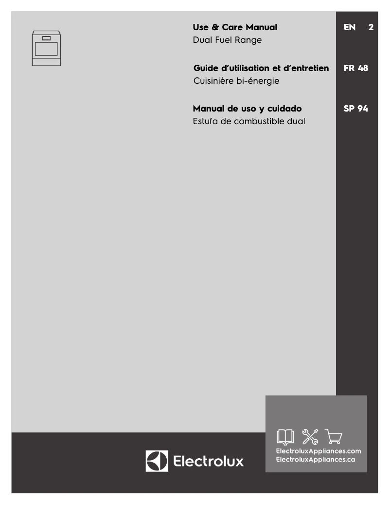 Page n°1 - Manuel utilisateur Electrolux ECFD3068AS