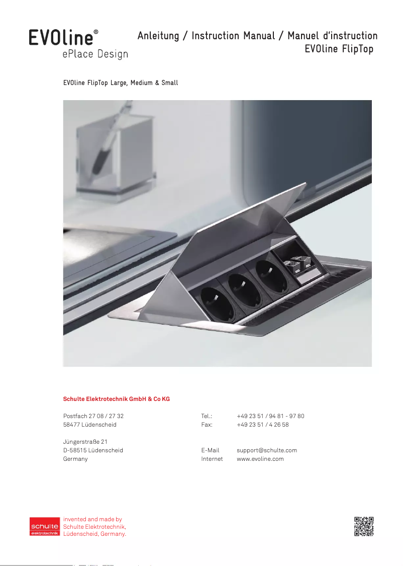 Image de la première page du manuel de l'appareil FlipTop