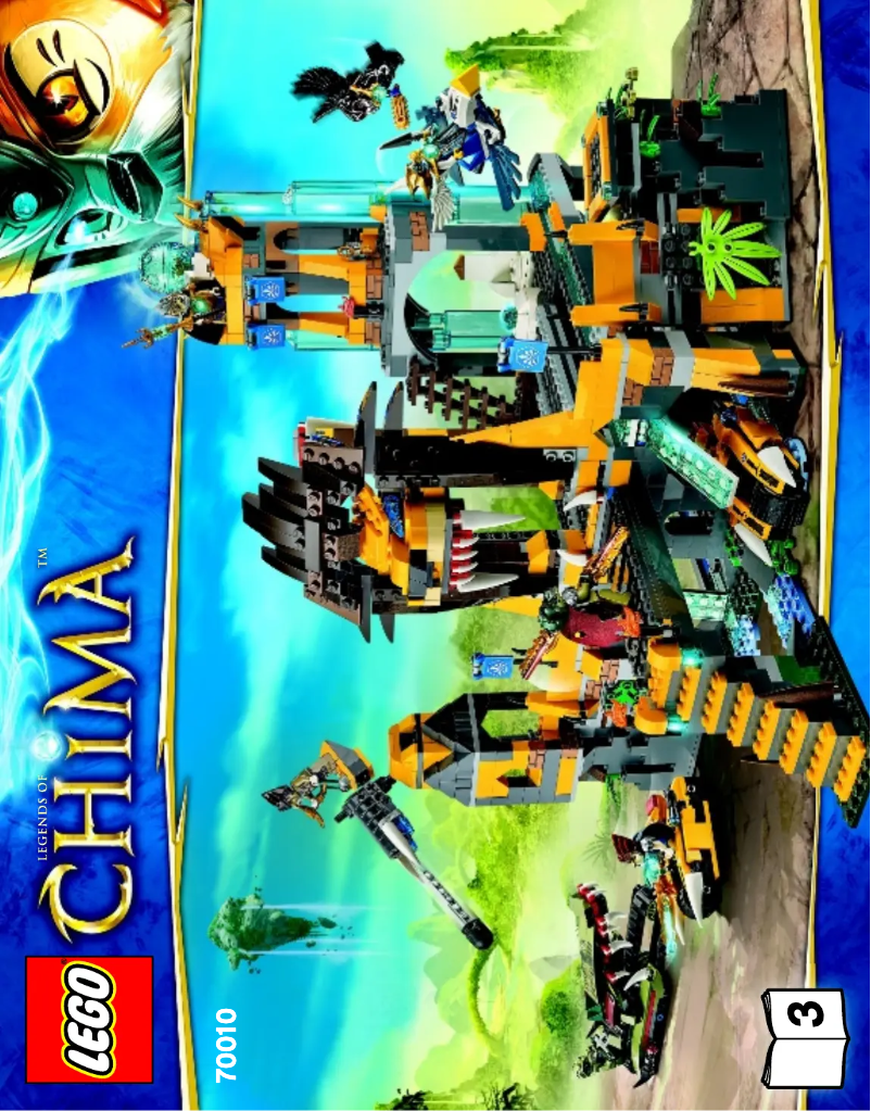 Page 1 de la notice Manuel utilisateur Lego Chima 70010