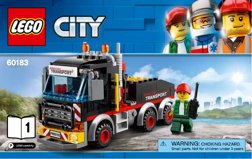 Page 1 de la notice Manuel utilisateur Lego City 60183