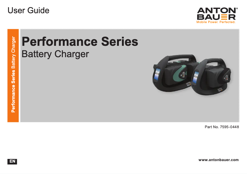 Page 1 de la notice Manuel utilisateur Anton/Bauer Performance Dual