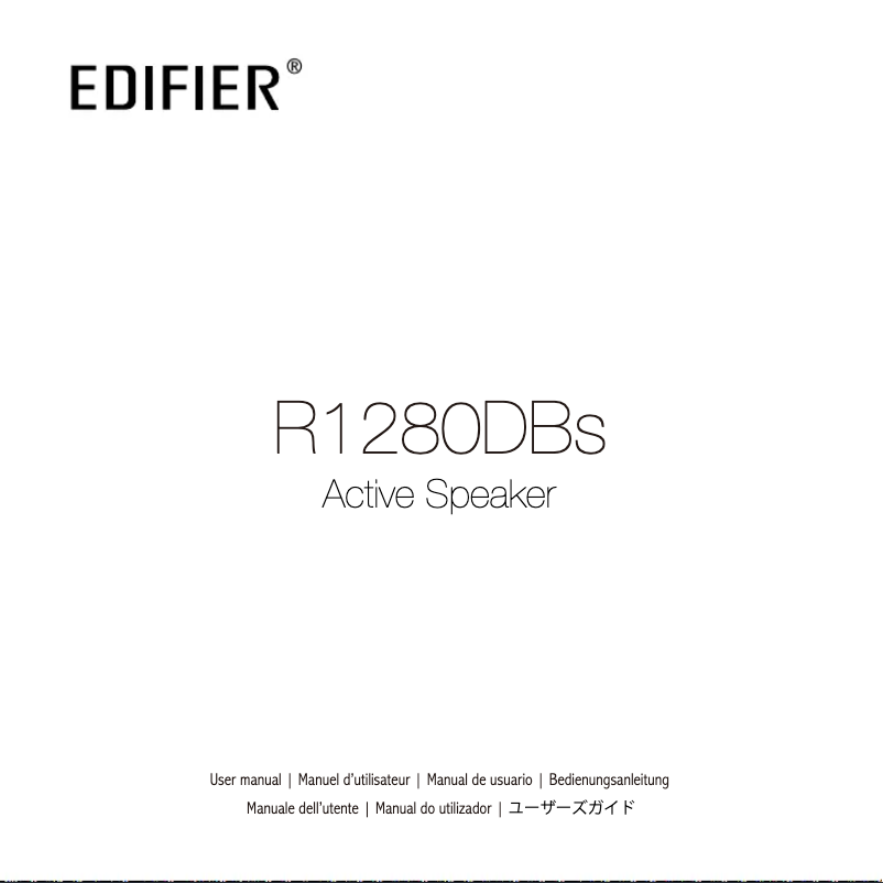 Image de la première page du manuel de l'appareil R1280DBs