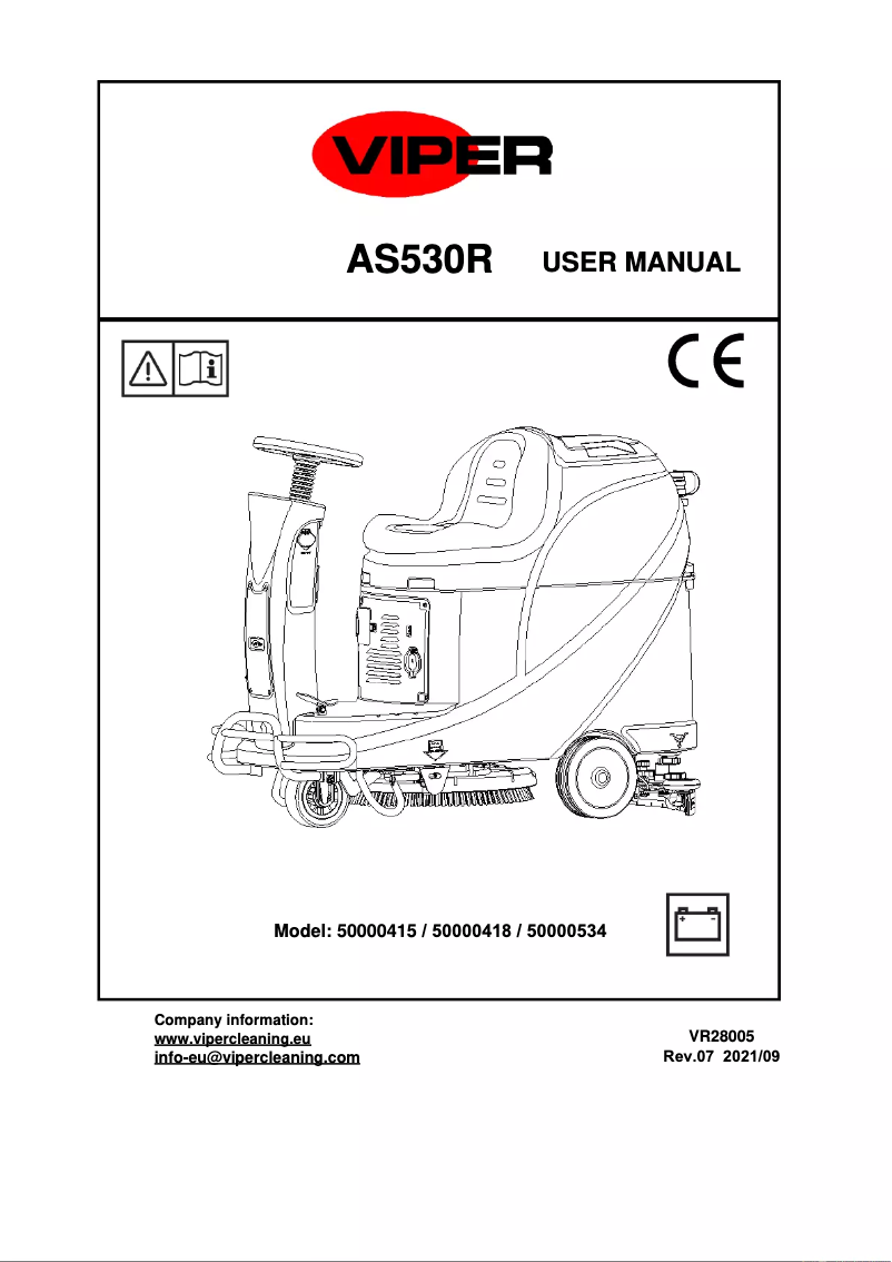 Image de la première page du manuel de l'appareil AS530R