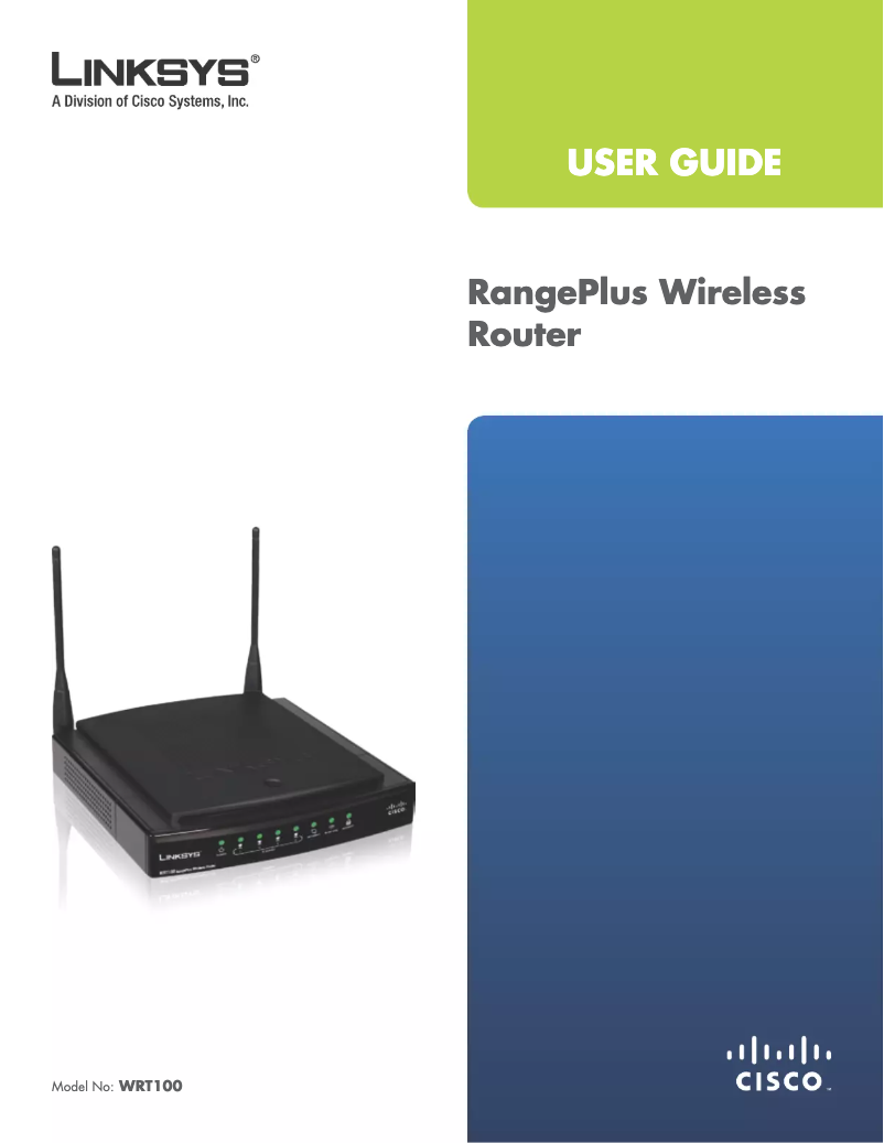 Página 1 del manual Manual de usuario Linksys WRT100