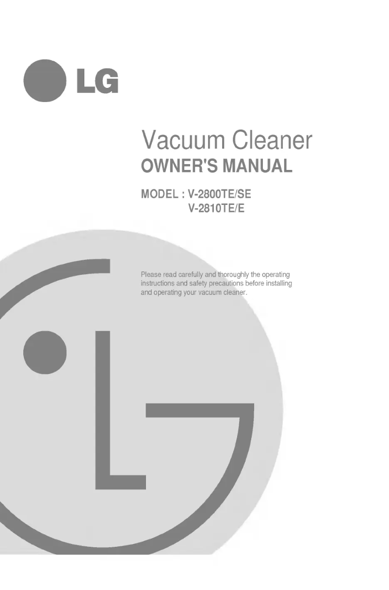 Page n°1 - Manuel utilisateur LG V-2800SE