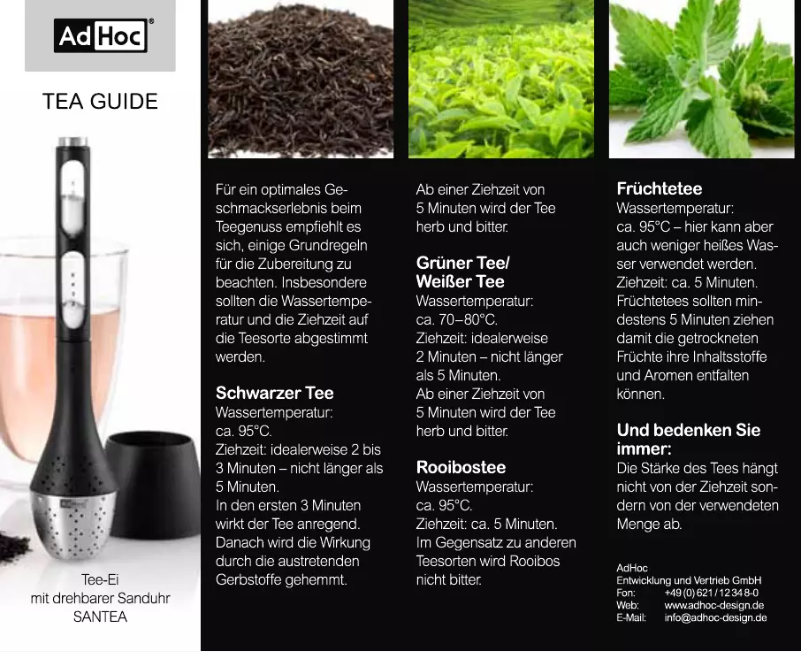 Page 1 de la notice Manuel utilisateur AdHoc TE11