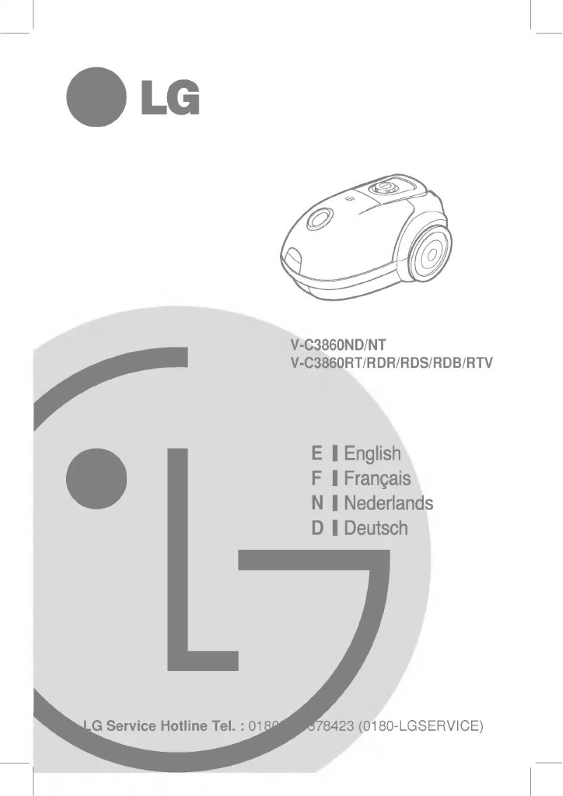 Page n°1 - Manuel utilisateur LG V-C3860RTV