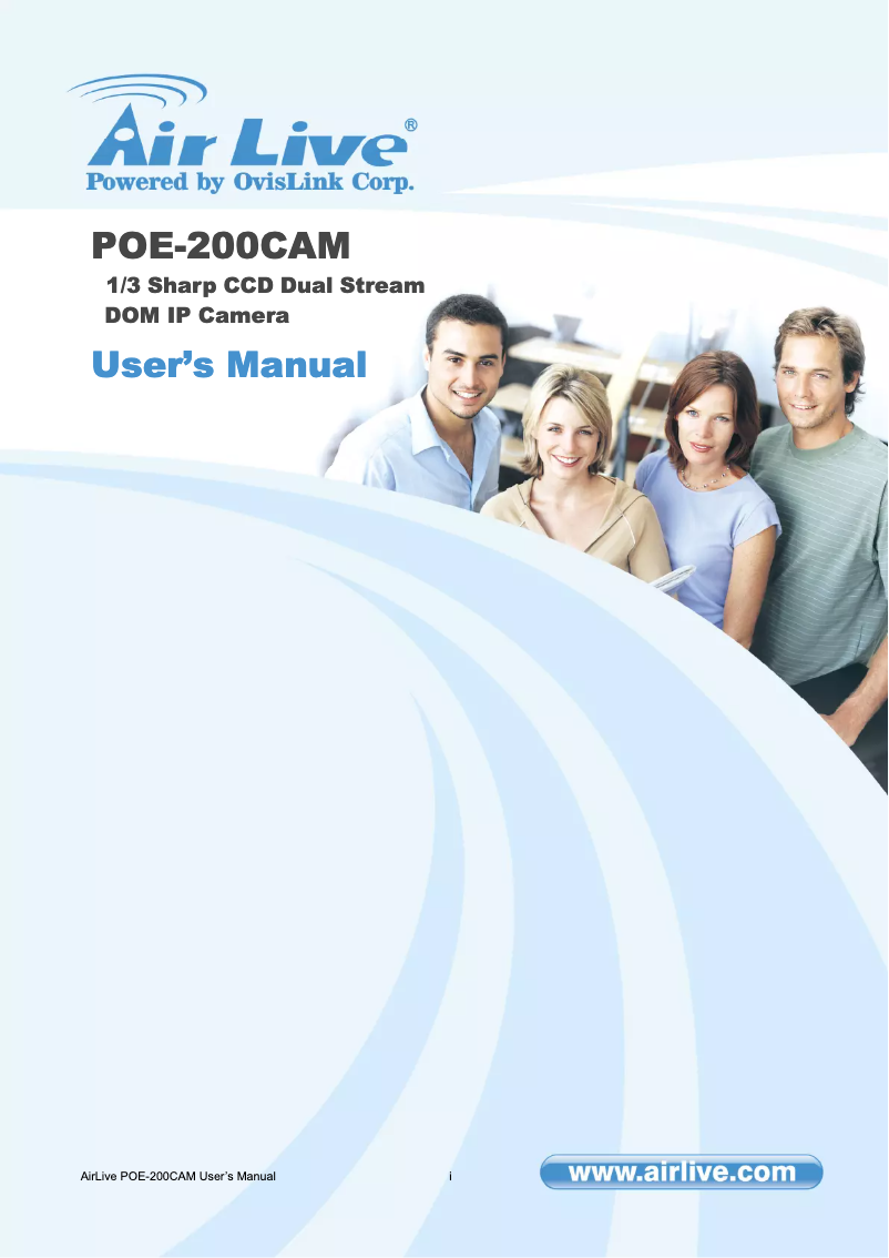 Page 1 de la notice Manuel utilisateur AirLive POE-200HD