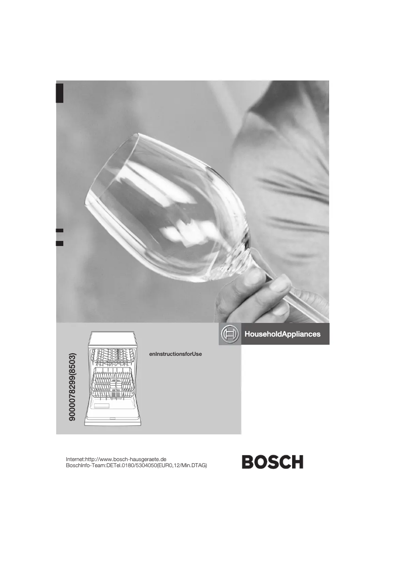 Page n°1 - Manuel utilisateur Bosch SGI09T15EU