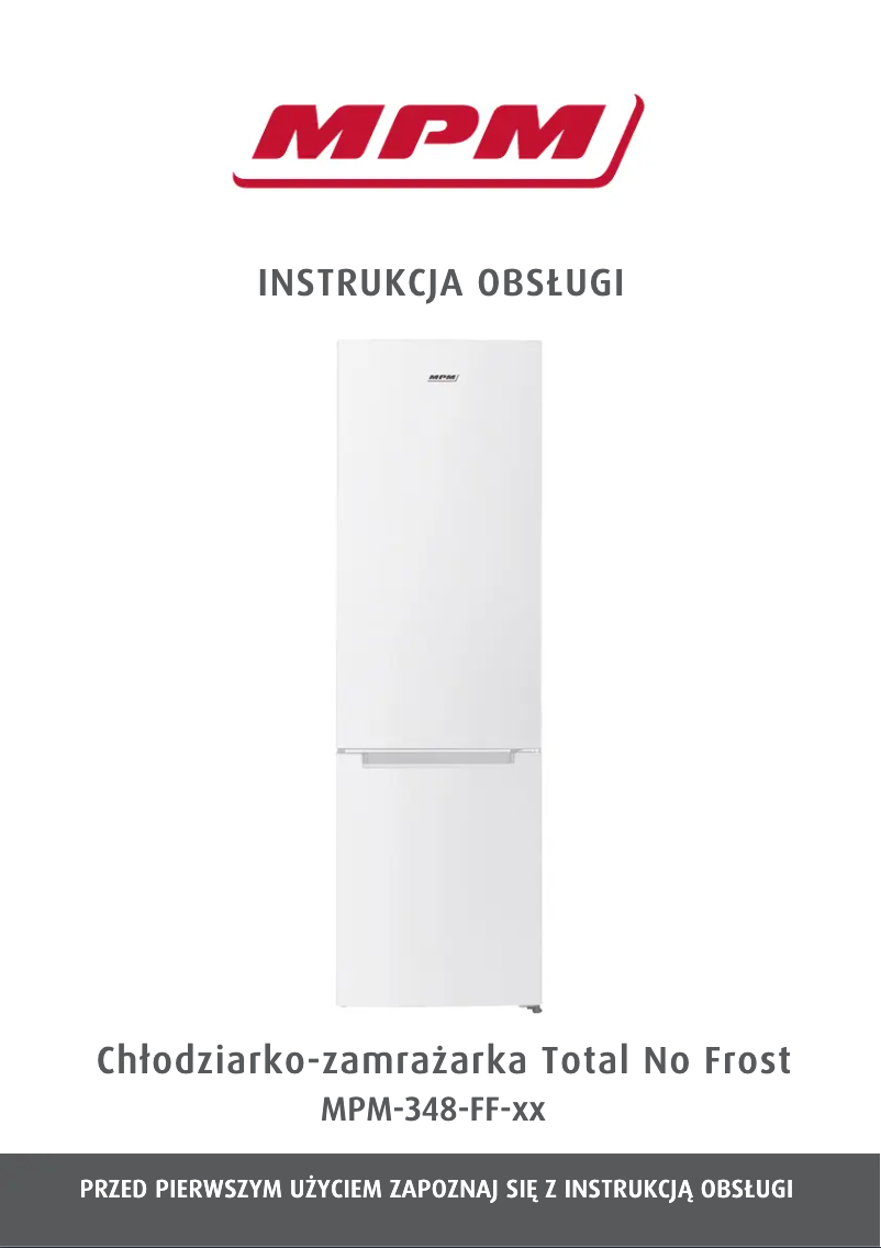 Image de la première page du manuel de l'appareil MPM-348-FF-39