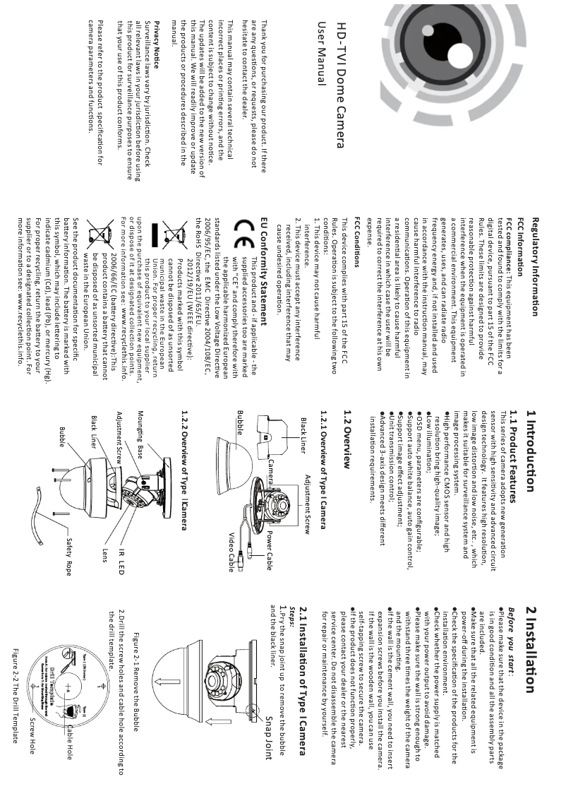 Page 1 de la notice Manuel utilisateur LTS CMHD7422-28