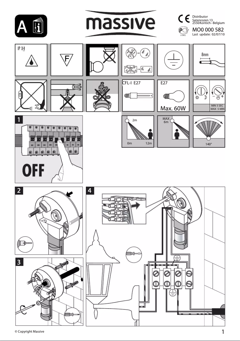 Página 1 del manual Manual de usuario Massive Cambridge