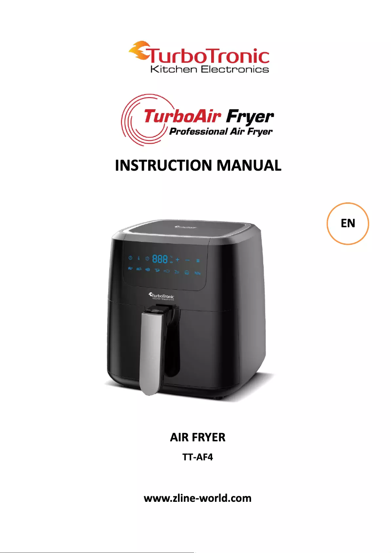 Page n°1 - Manuel utilisateur TurboTronic TurboAir TT-AF4