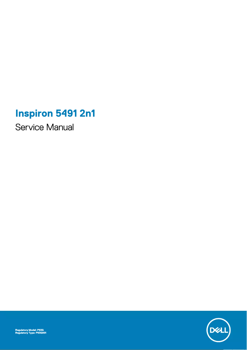Page n°1 - Manuel utilisateur Dell Inspiron 5491
