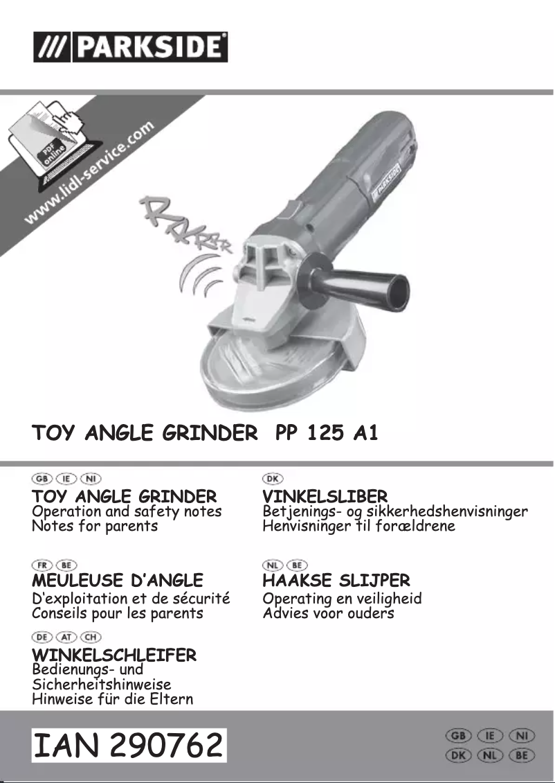 Image de la première page du manuel de l'appareil PP 18 A1