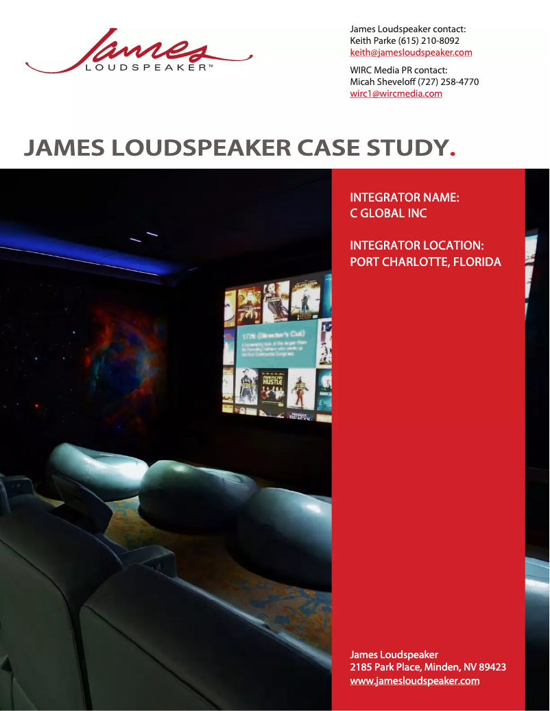 Page n°1 - Manuel utilisateur James M122