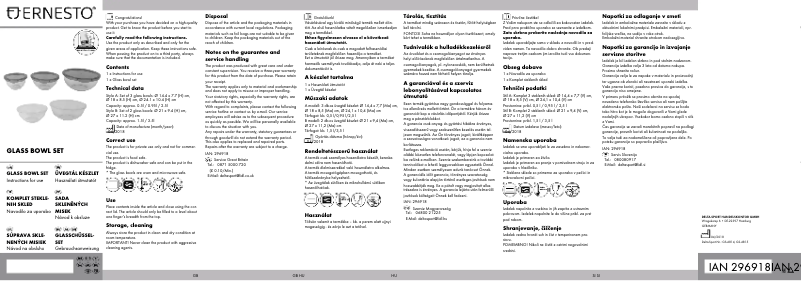 Image de la première page du manuel de l'appareil IAN 296918