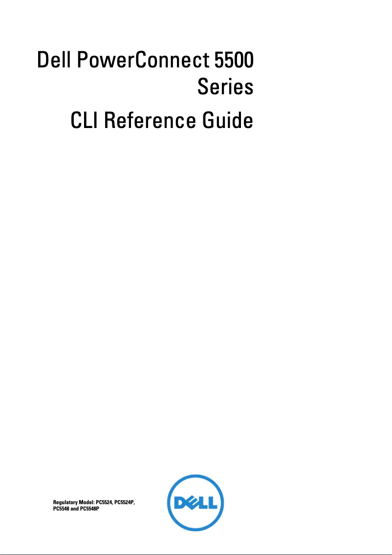 Página 1 del manual Manual de usuario Dell PowerConnect 5548p
