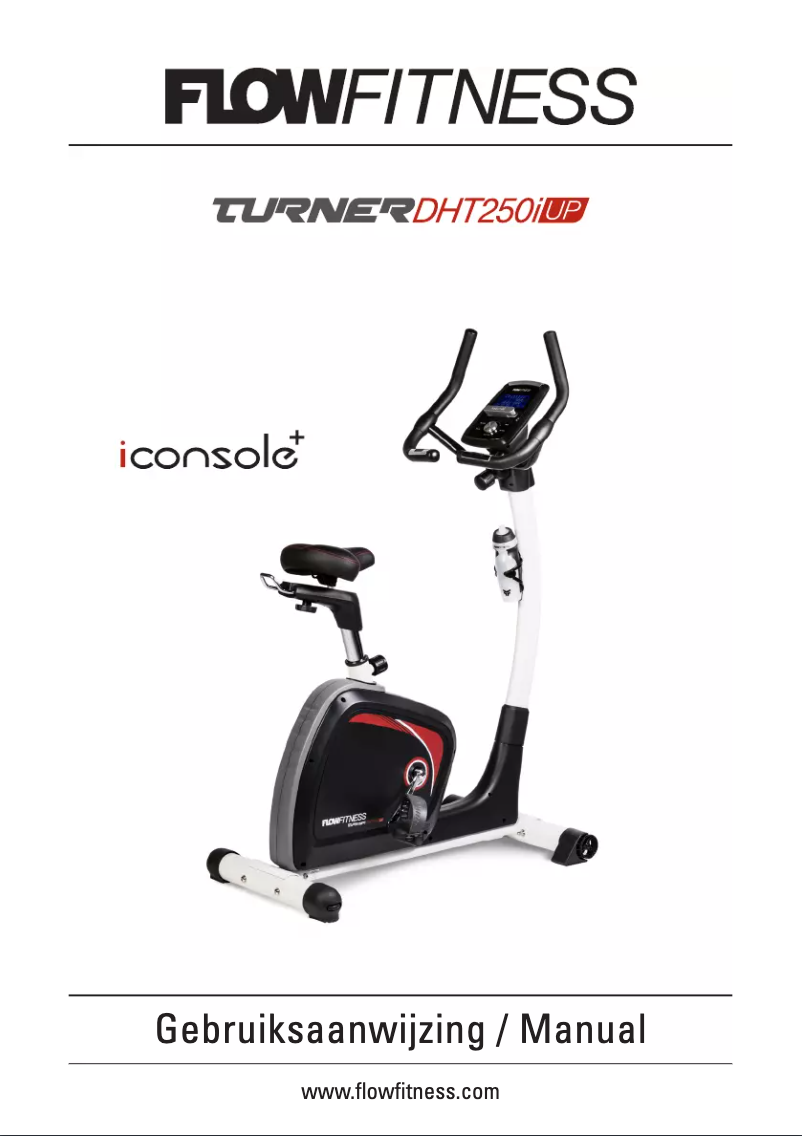 Page 1 de la notice Manuel utilisateur Flow Fitness Turner DHT250i Up iConsole