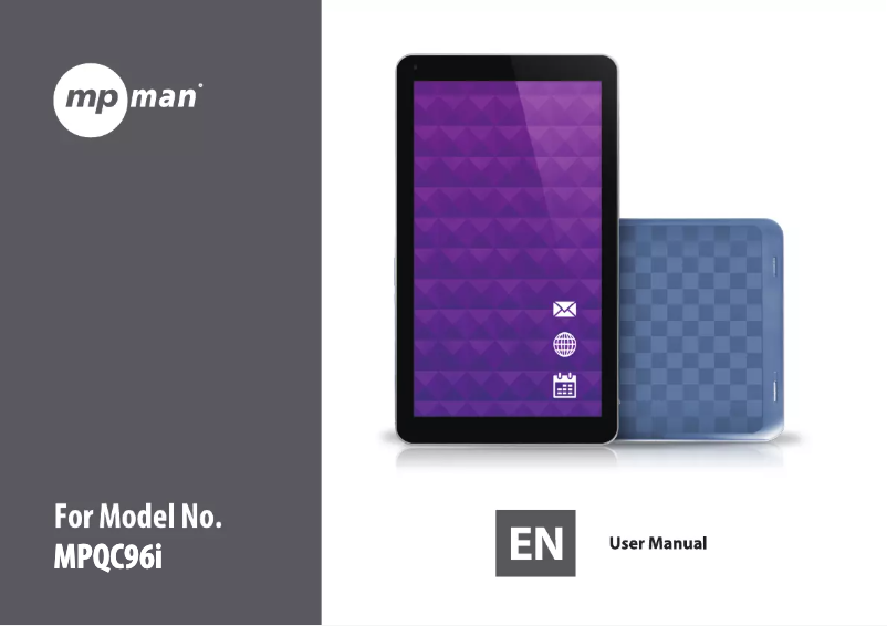Page n°1 - Manuel utilisateur Mpman MPQC96i