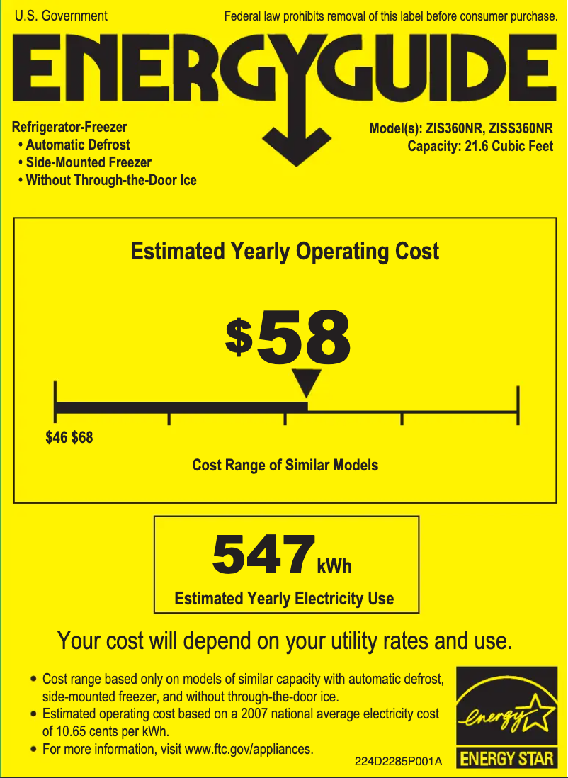 Imagen de la primera página del manual del dispositivo ZIS360NR