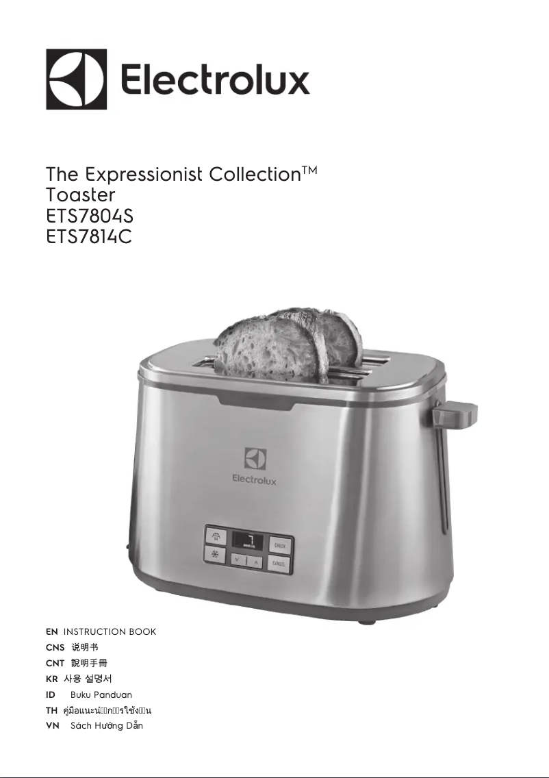 Page 1 de la notice Manuel utilisateur Electrolux ETS7804S