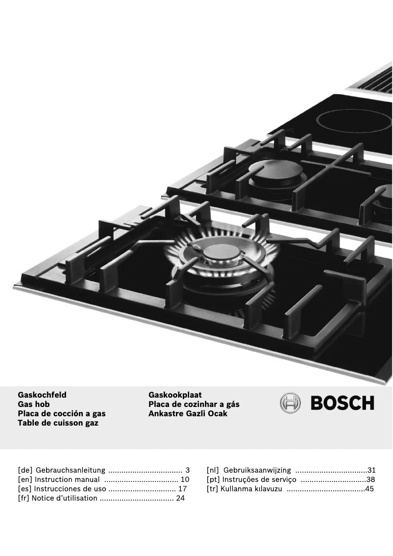 Page 1 de la notice Manuel utilisateur Bosch PRA326B70E