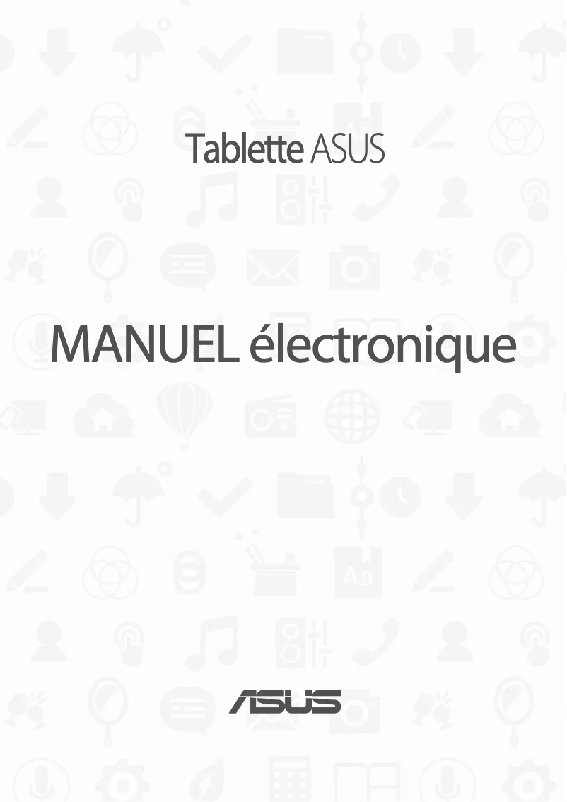 Page n°1 - Manuel utilisateur Asus ZenPad 3S