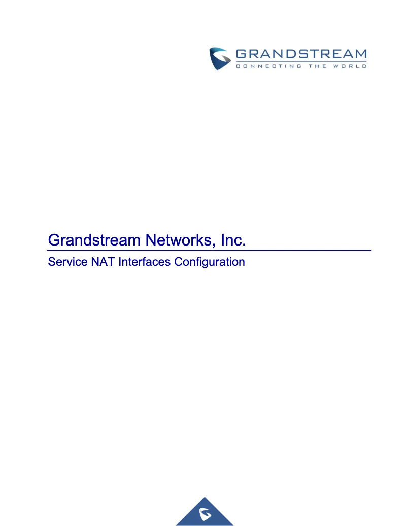 Page n°1 - Manuel utilisateur Grandstream IPVT10