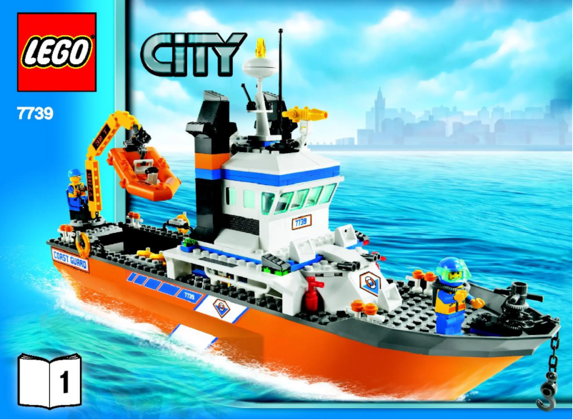 Page n°1 - Manuel utilisateur Lego Coast Guard Patrol Boat & Tower