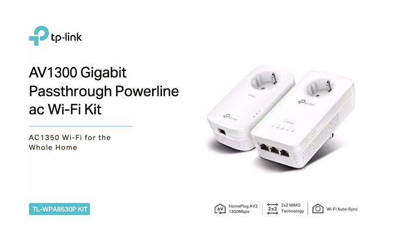 Page 1 de la notice Fiche technique TP-Link AV1200