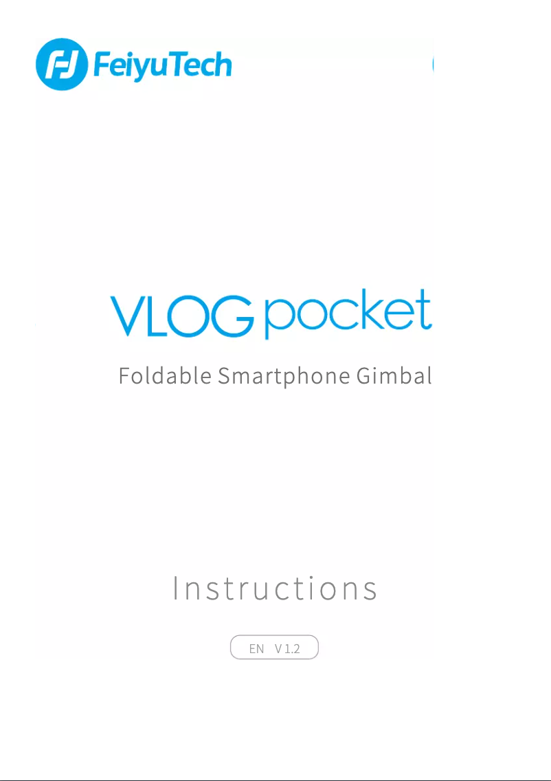 Page n°1 - Manuel utilisateur FeiyuTech VLOG Pocket