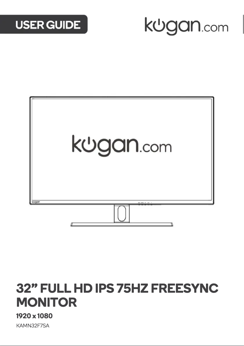 Page 1 de la notice Manuel utilisateur Kogan KAMN32F7SA