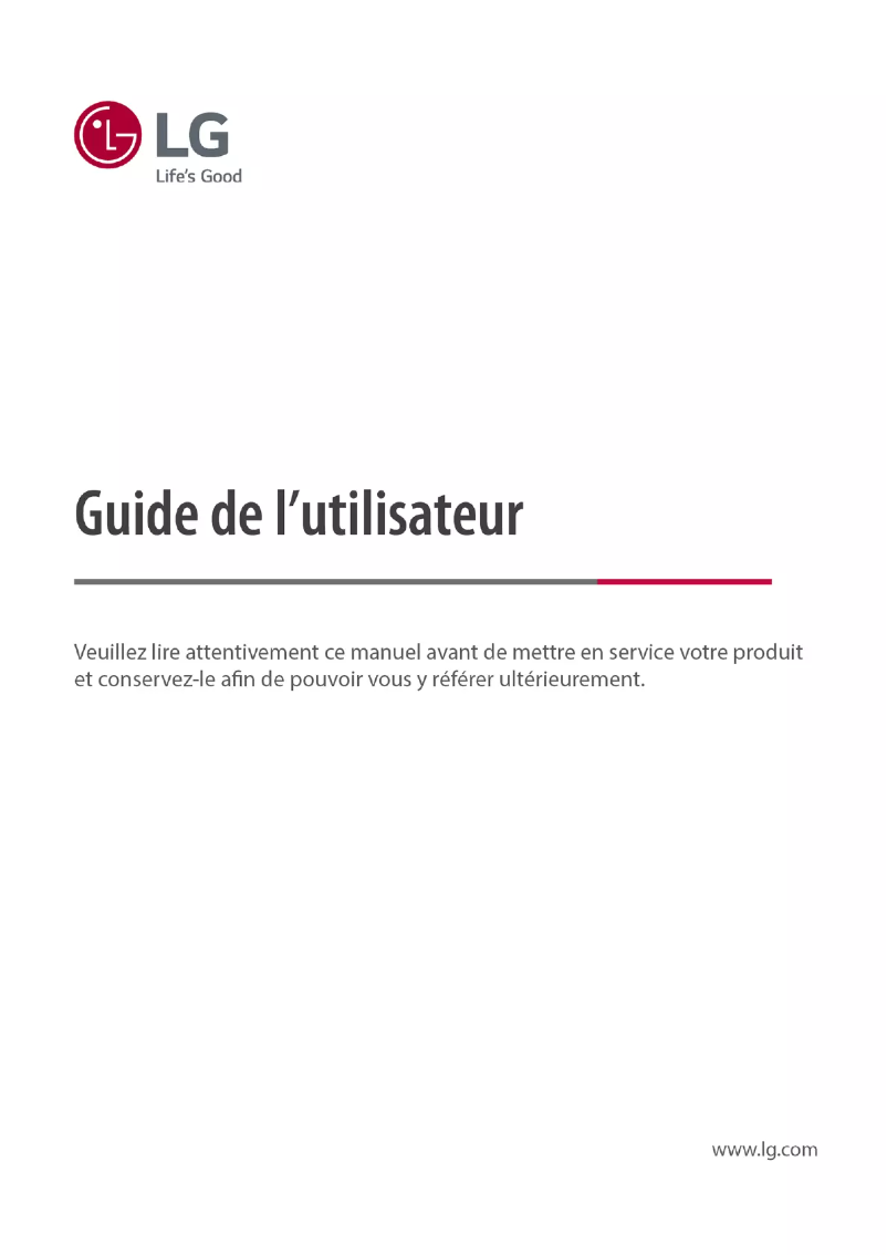 Image de la première page du manuel de l'appareil OLED55C2