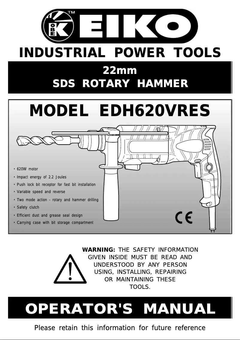 Page 1 de la notice Manuel utilisateur K-Eiko EDH620VRES