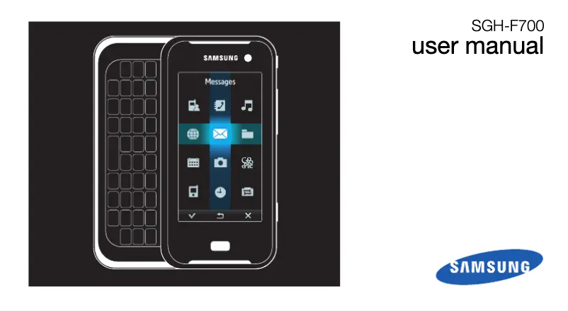 Page n°1 - Mode d'emploi Samsung SGH-F700