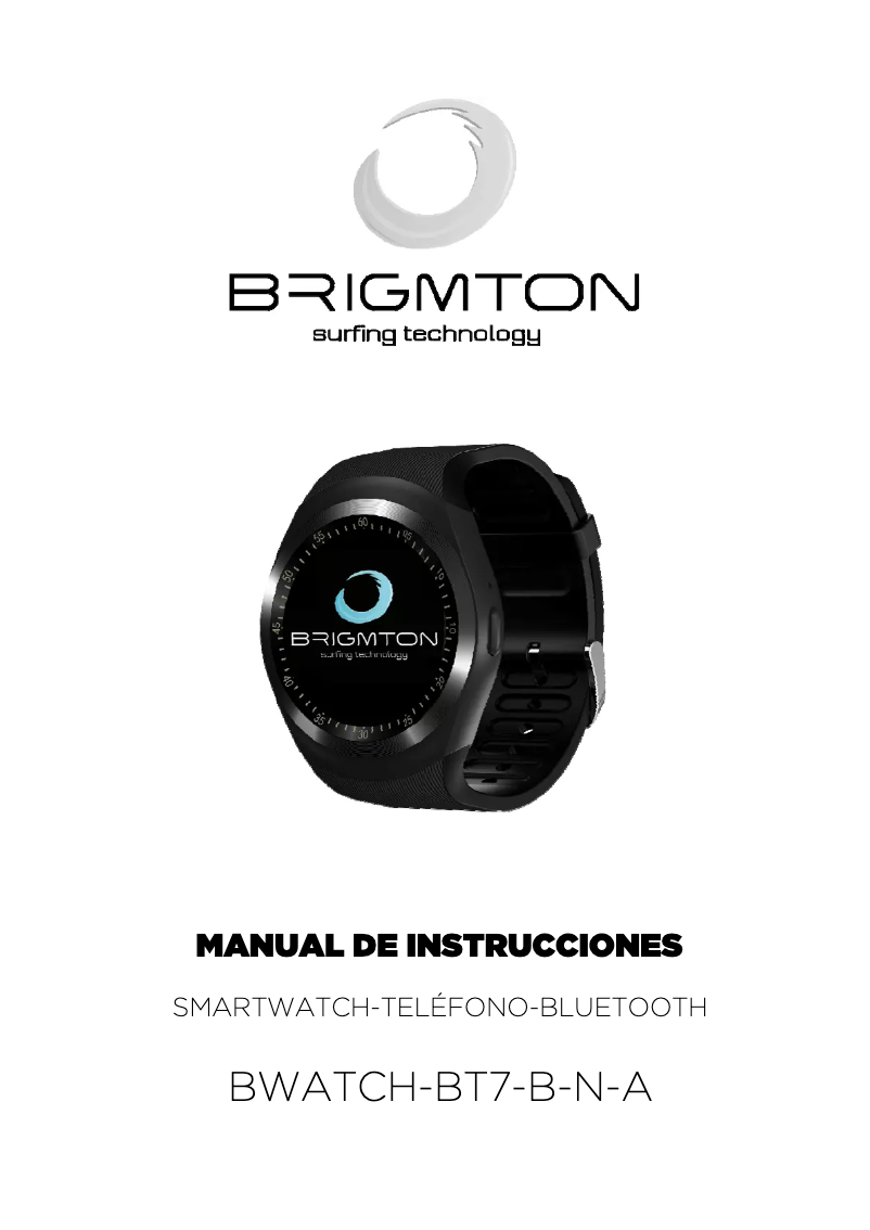 Image de la première page du manuel de l'appareil BWATCH-BT7-N