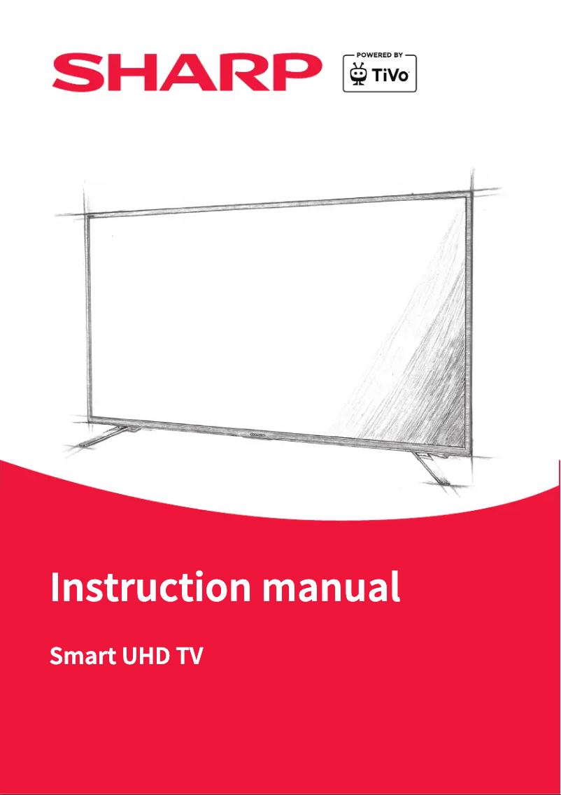 Page 1 de la notice Manuel utilisateur Sharp 43GK4245K