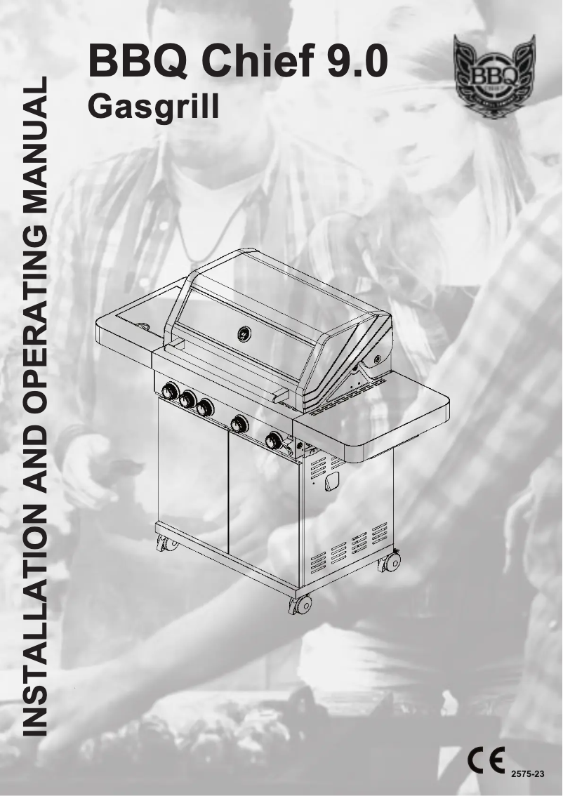 Page n°1 - Manuel utilisateur Maxxus BBQ Chief 9.0