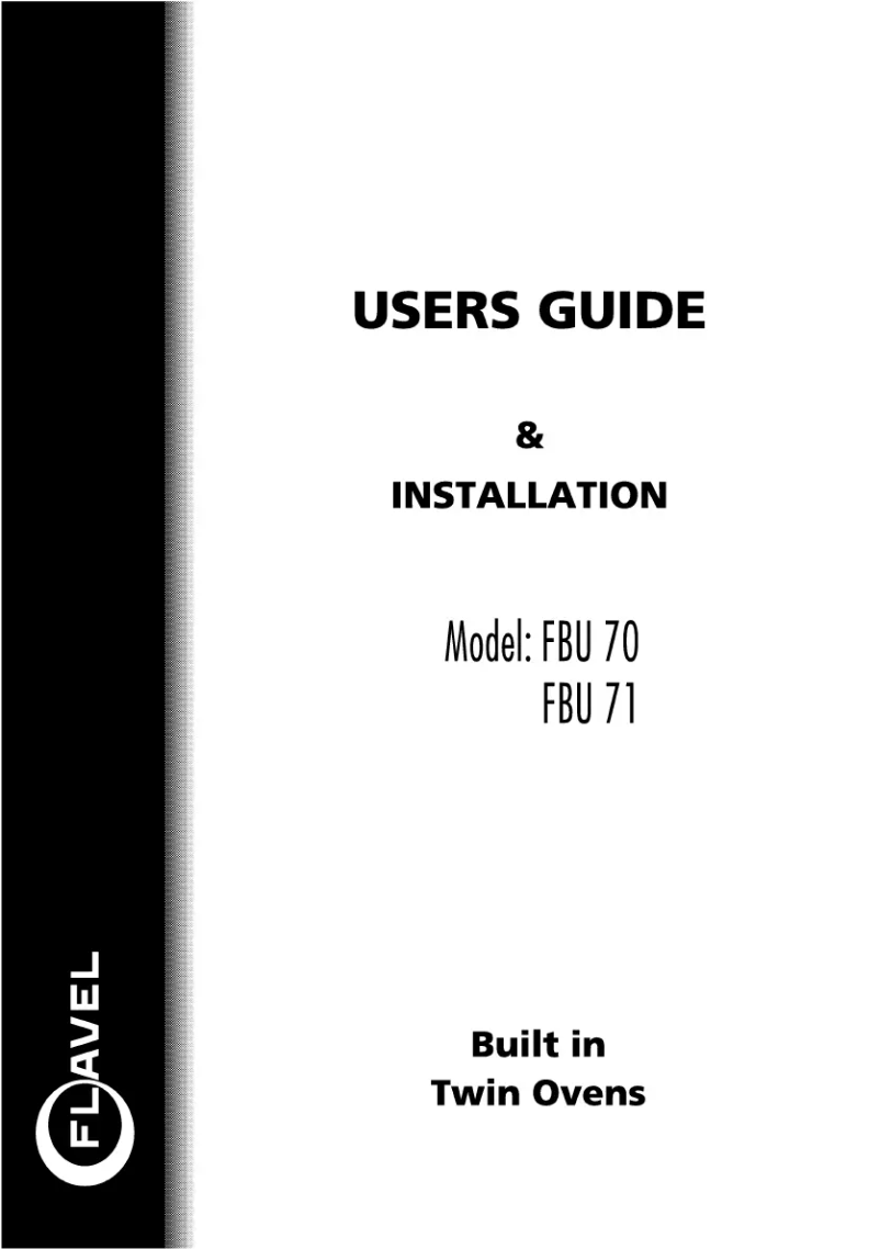 Page 1 de la notice Manuel utilisateur Flavel FBU71