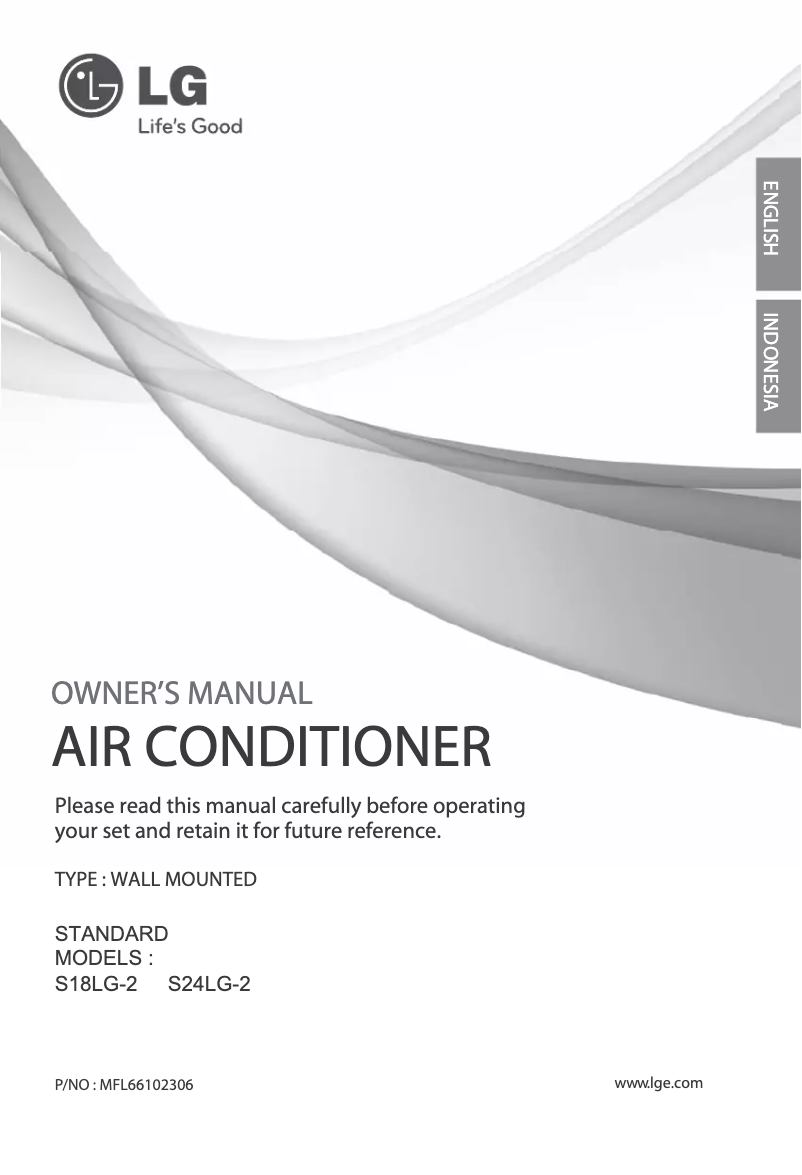 Page 1 de la notice Manuel utilisateur LG SN24-2