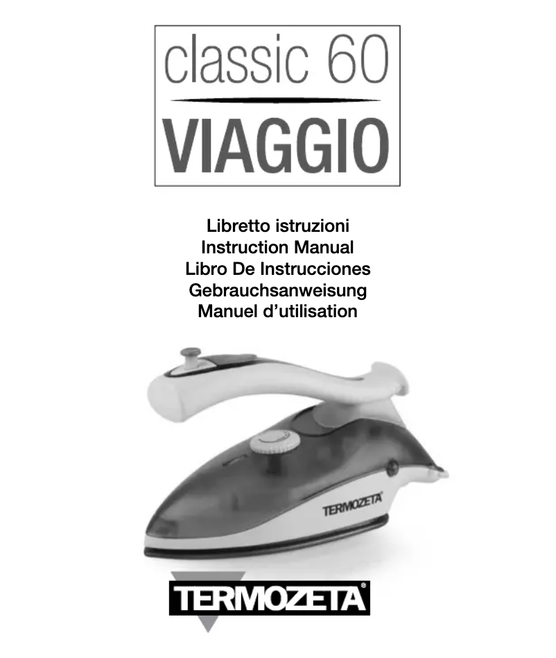 Page 1 de la notice Manuel utilisateur Termozeta Classic 60 Viaggio