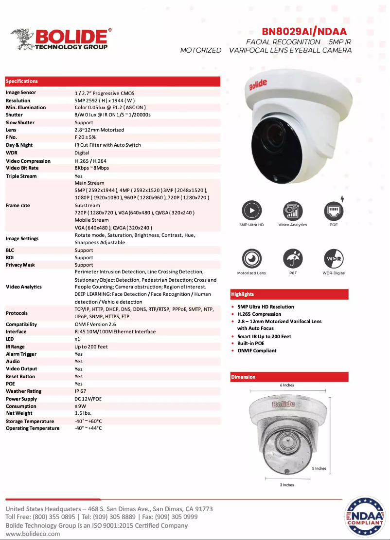 Image de la première page du manuel de l'appareil BN8029AI/NDAA